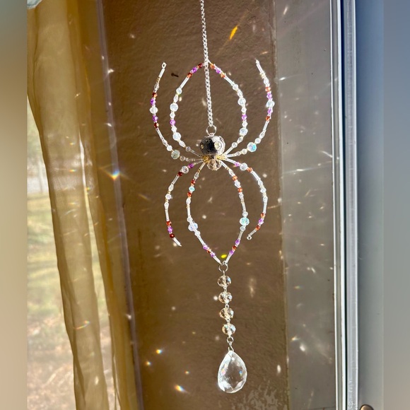 Beaded Spider Suncatcher - Picture 3 of 8